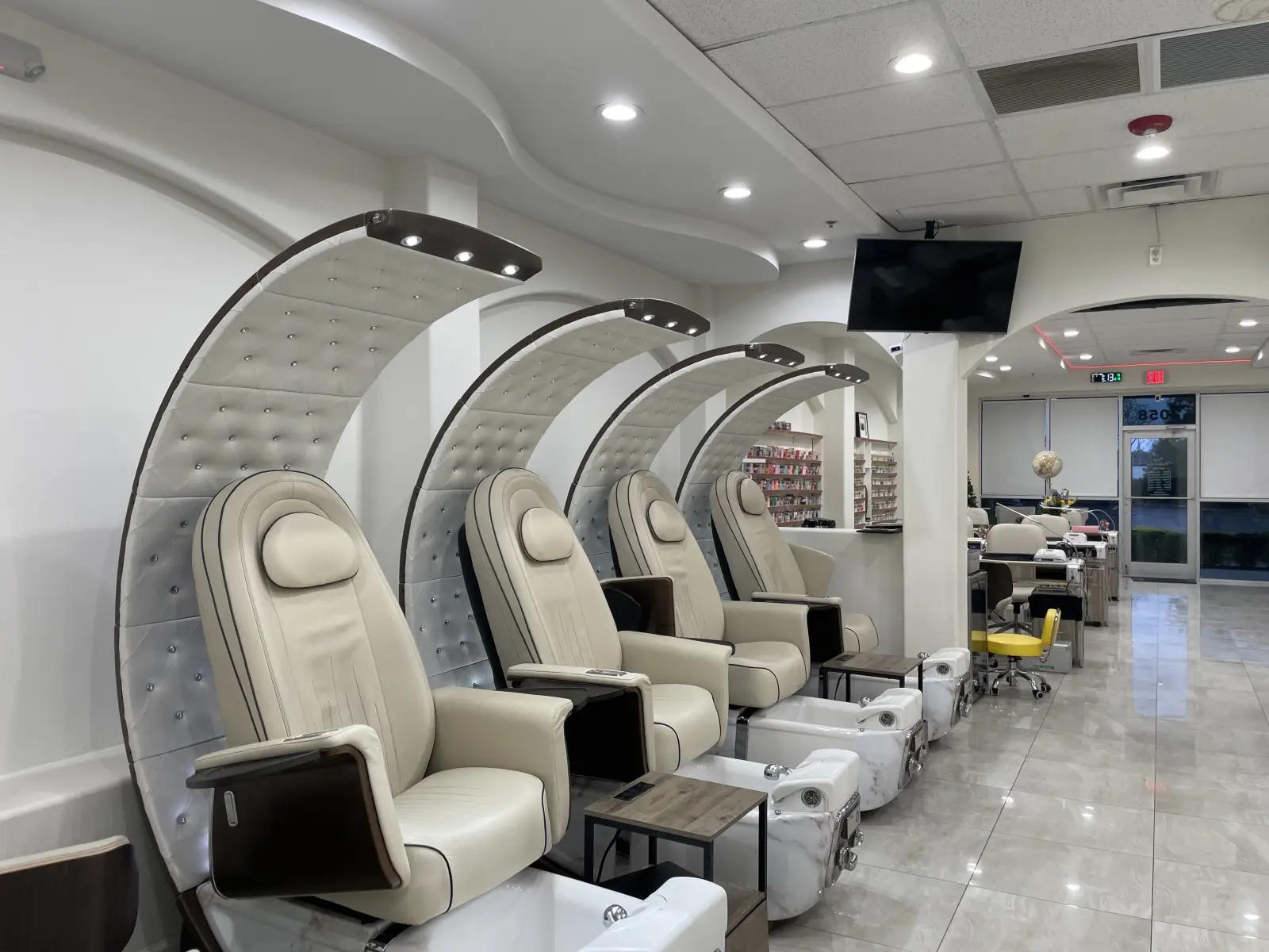 Quality nail salon near Disney. Trust Nails & Spa interior in Kissimmee, FL