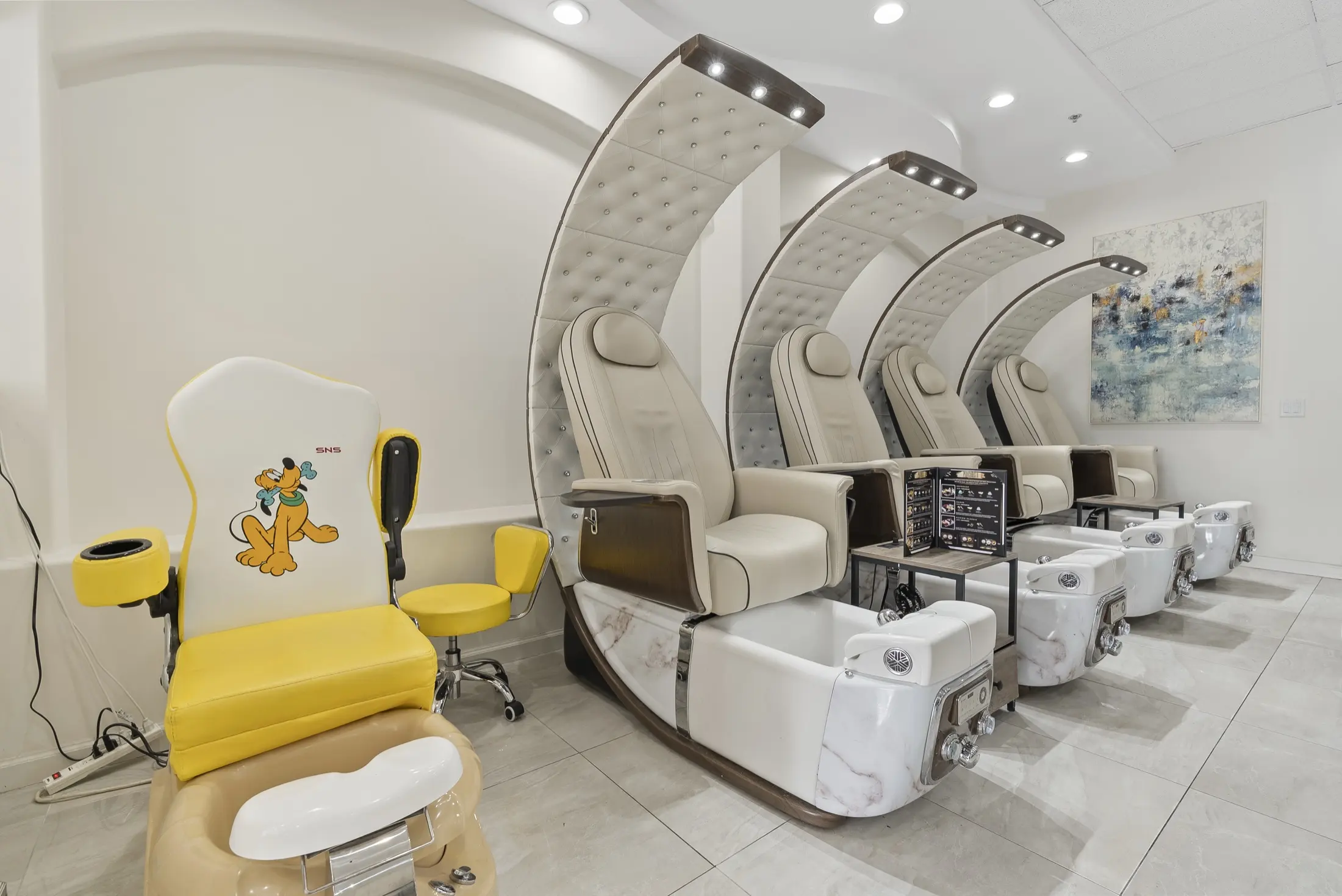 Kids pedicure chair at Trust Nails