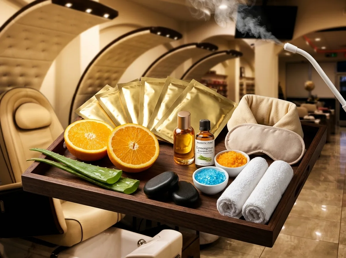 Oro Luxury Pedicure at Trust Nails
