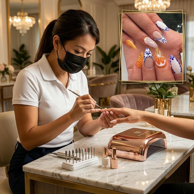 Trust Nails & Spa salon interior and team in Kissimmee FL